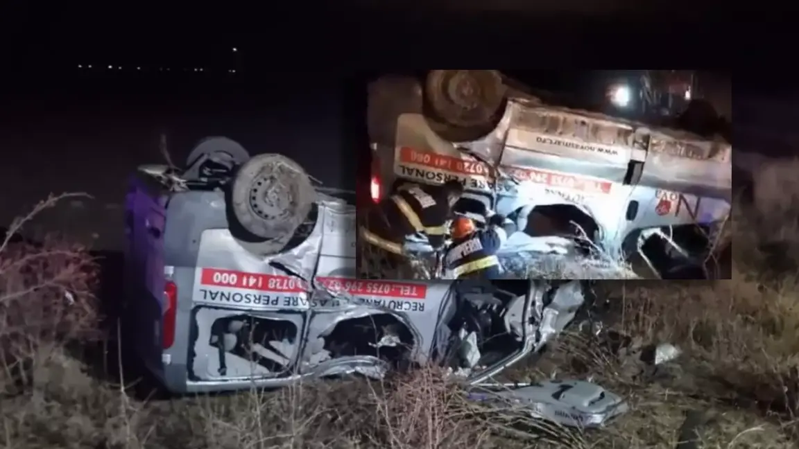 Tragedie pe șoselele României! Un mort și șapte răniți într-un accident groaznic în Corbii Mari