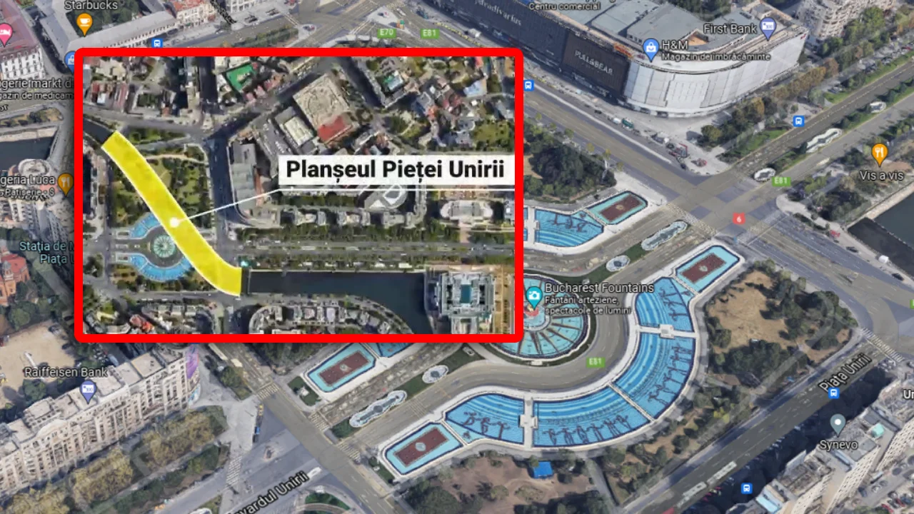 Planșeul Piața Unirii intră în faza de reconstrucție, un proiect esențial pentru București