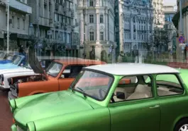 Descoperă eleganța retro a Bucureștiului! Trabant decapotabil, vedeta pe străzile Capitalei