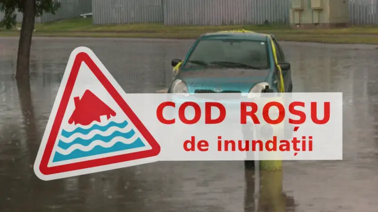 Alertă Maximă! Cod roșu de inundații în România