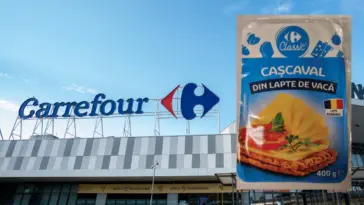 Alertă alimentară! Carrefour retrage cașcaval contaminat cu bacterii periculoase