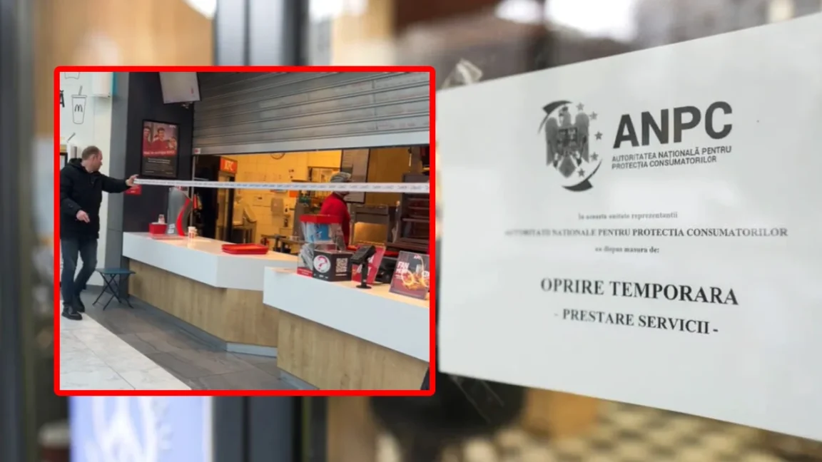 Scandal alimentar la Mall Băneasa: 95% dintre restaurante, închise după un control ANPC!