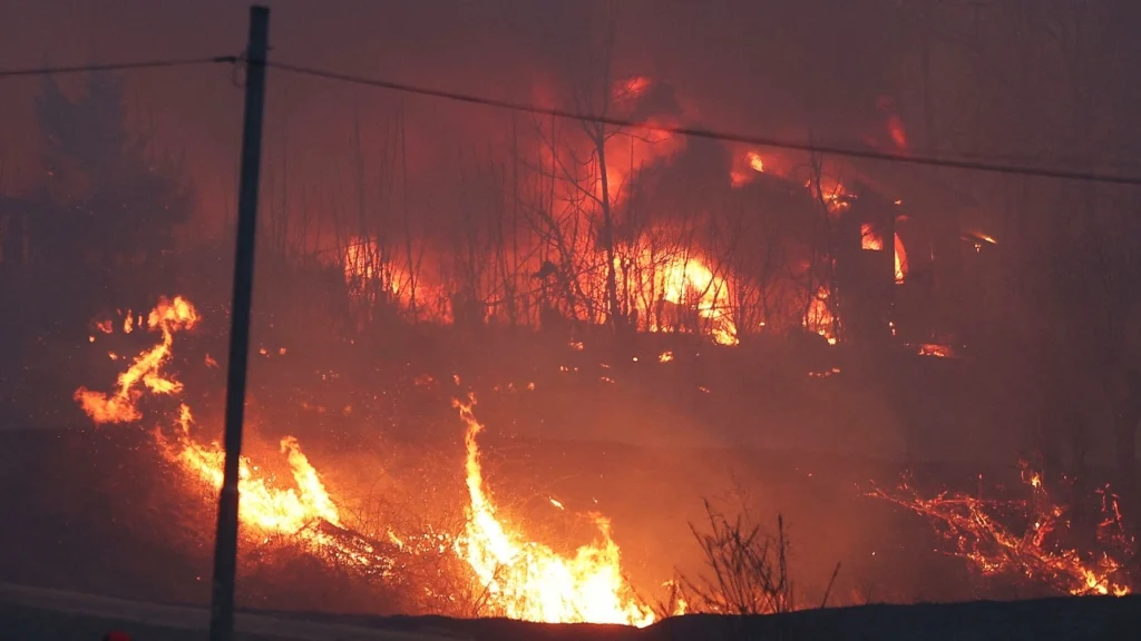 Flăcările tragediei cuprind Coreea de Sud! Lupta eroică a pompierilor și pierderile de neînchipuit